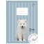 Písankový sešit Puppy Blue A4 s pomocnými linkami