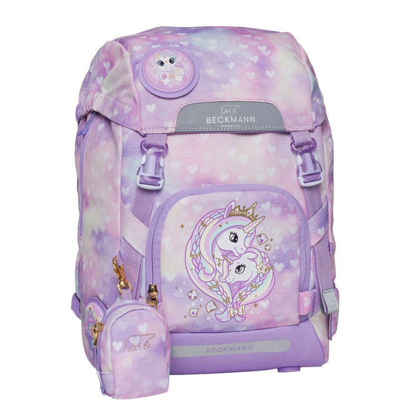 Školní batoh Classic Unicorn Purple BECKMANN