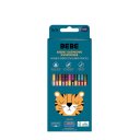 Trojhranné oboustranné pastelky Tiger 12 ks