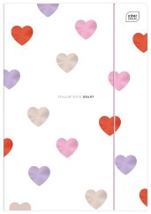 Složka lesklá Hearts A4