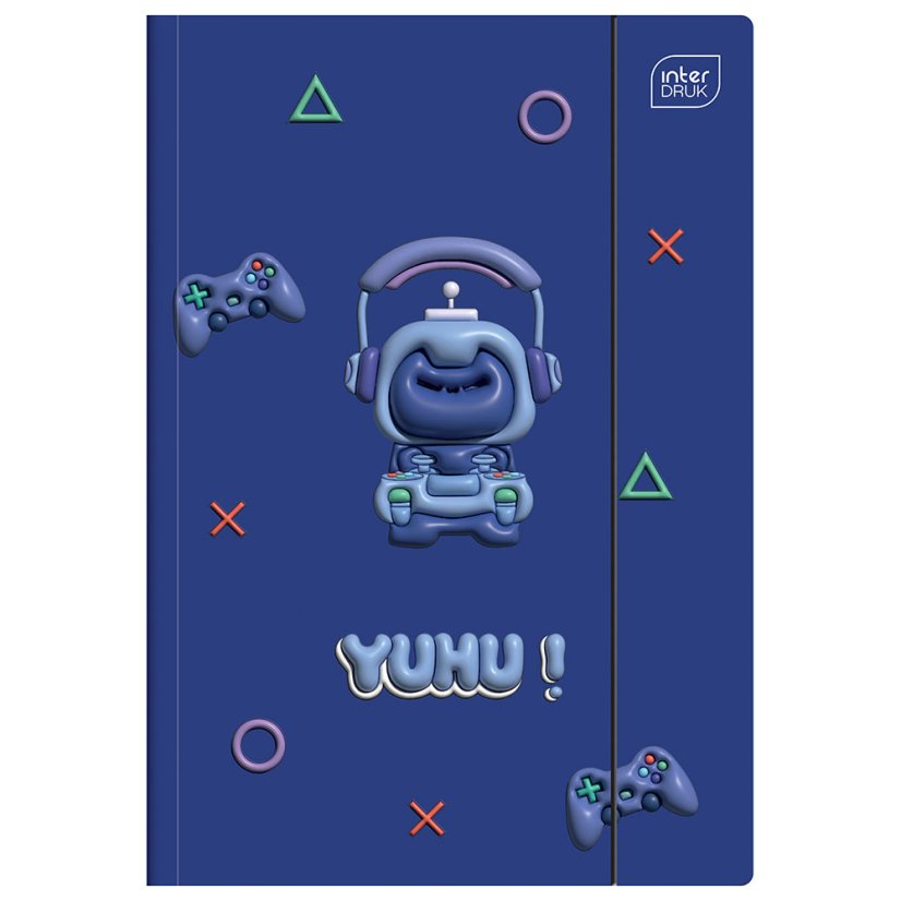 Složka A4 lesklá YUHU Blue