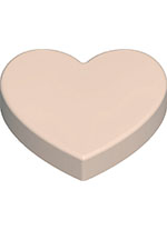 Guma Beige Heart