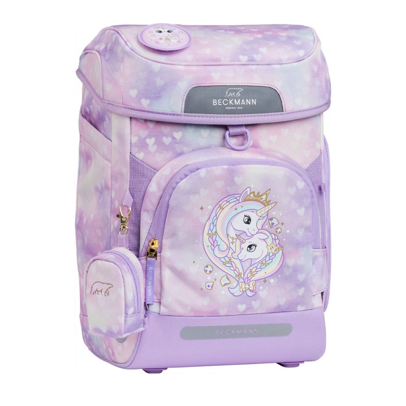 Školská aktovka Premium AIR Unicorn Purple BECKMANN