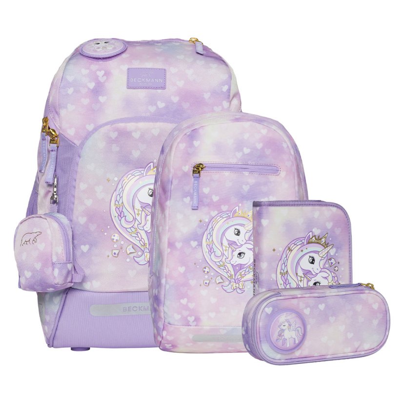 Školský set AIR FLX Unicorn Purple BECKMANN