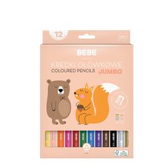 Trojhranné JUMBO pastelky Forest 12ks