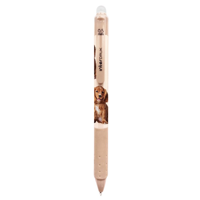 Gumovací pero Puppy Beige