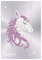 Složka Purple Unicorn metalická A4