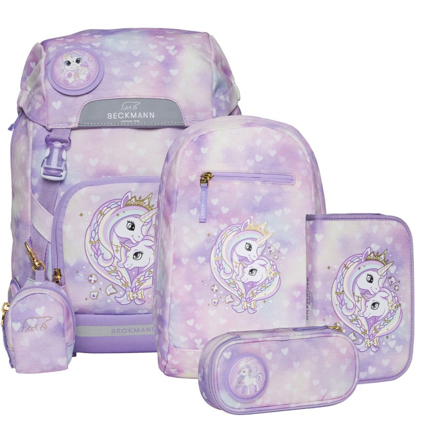 Školní set Classic Unicorn Purple BECKMANN