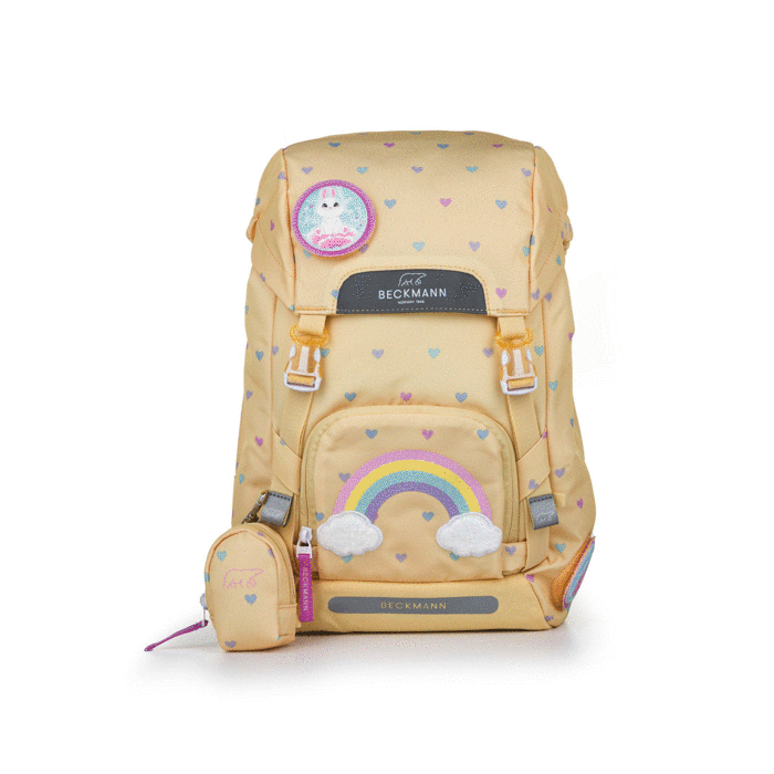 Školská taška Classic Yellow Heart BECKMANN 2025