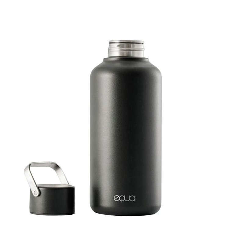 Nerezová fľaša EQUA Timeless Dark 600 ml