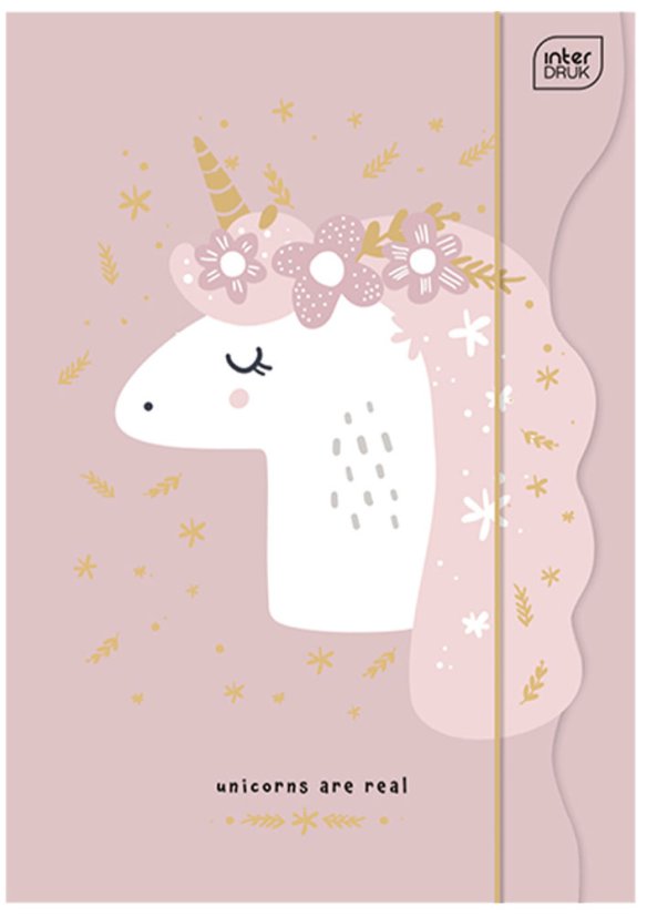 Složka matná Unicorn A4