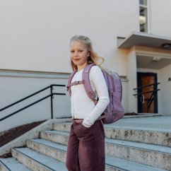 Školská taška Urban midi Purple Rose BECKMANN