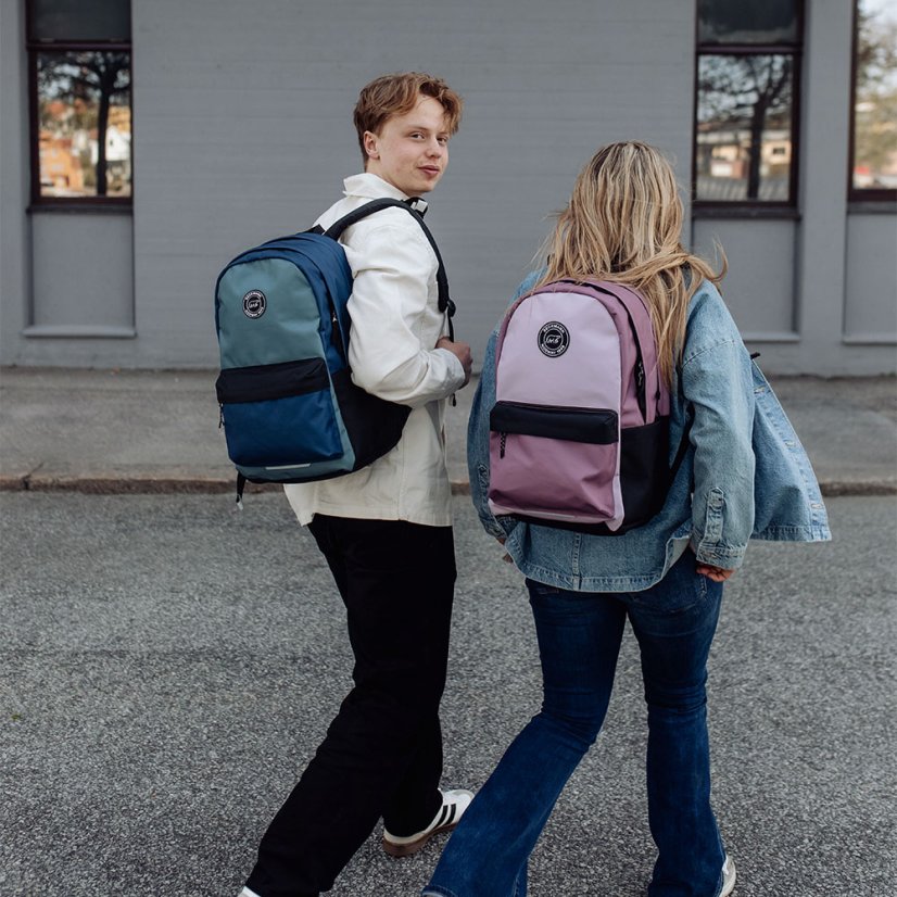 Batoh City Pink Colorblock 30l BECKMANN