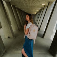 Mestský batoh City Light Pink 20l BECKMANN