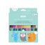 Pastelky BEBE Forest trojhranné obojstranné 24ks