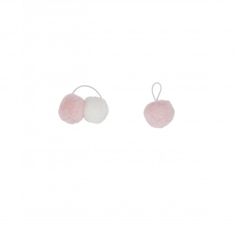 Doplňkové bambulky White/Pink BECKMANN 2023