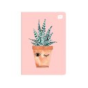 Sešit lesklý Cactus Pink A5 32 listů čtverečkovaný