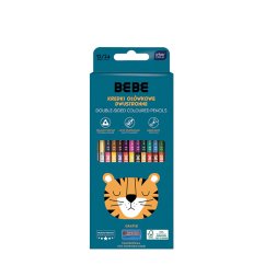 Trojhranné oboustranné pastelky Tiger 12 ks