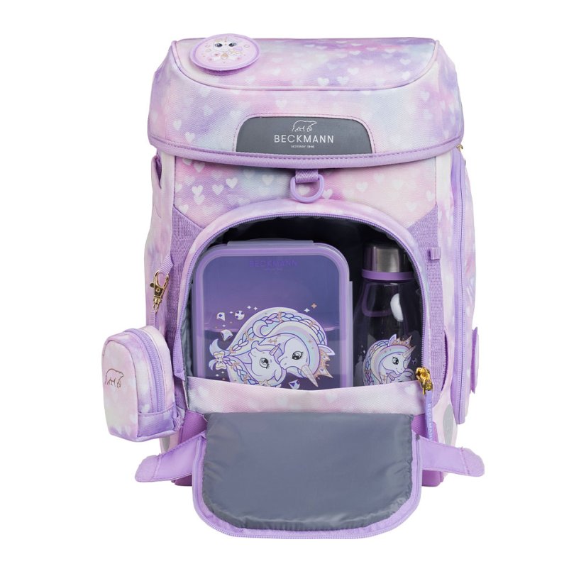 Školská aktovka Premium AIR Unicorn Purple BECKMANN