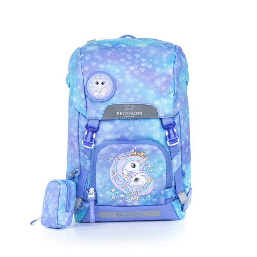 Školní batoh Classic Unicorn Ice Blue BECKMANN