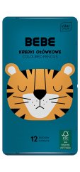 Trojhranné pastelky 12 ks Tiger