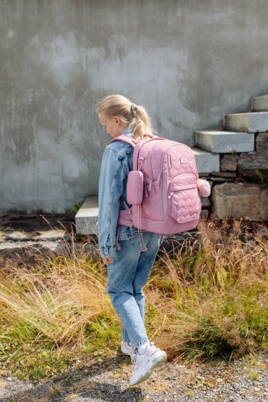 Školní batoh Sport AIR Padded Heart Rose 30l BECKMANN 2025