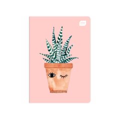 Zošit lesklý Cactus Pink A5 32 listov štvorčekový