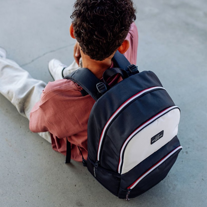 Školský batoh Sport Navy White 30l BECKMANN