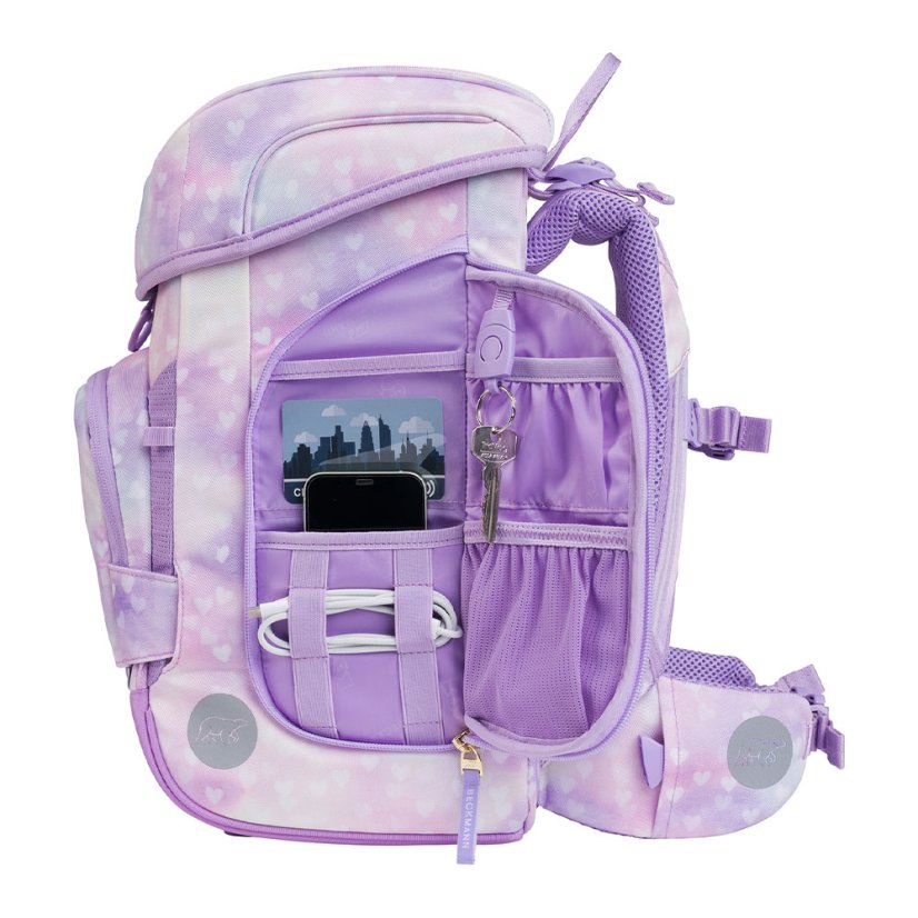 Školská aktovka Premium AIR Unicorn Purple BECKMANN