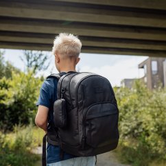 Školní batoh Sport AIR Black Coated 30l BECKMANN 2025