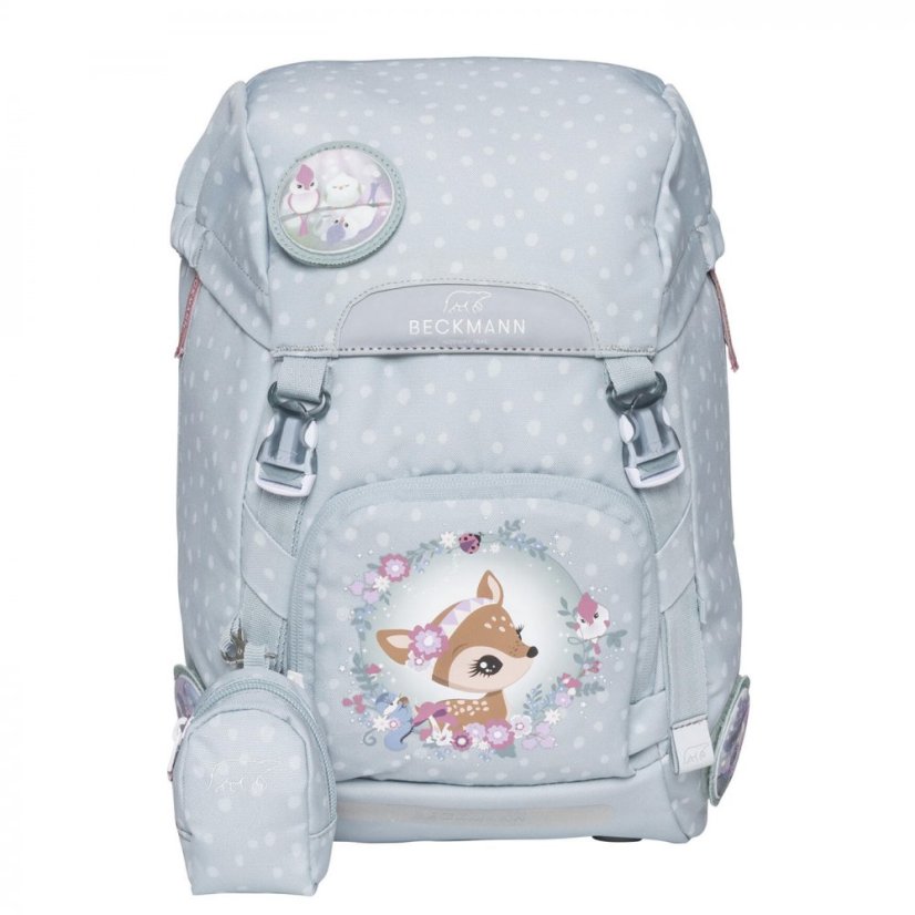 Školský batoh Classic Forest Deer Dusty Mint BECKMANN 2024