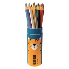 Trojhranné pastelky 24 ks Tiger