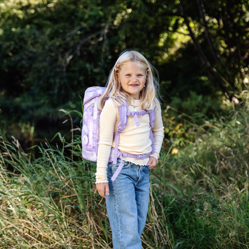 Školská aktovka Premium AIR Unicorn Purple BECKMANN