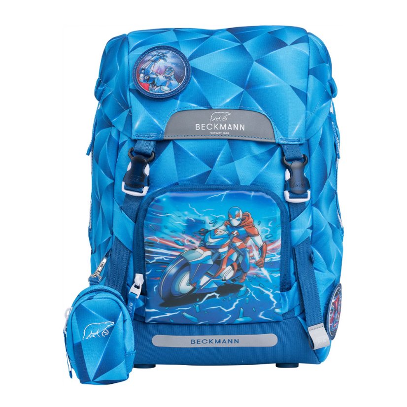 Školský batoh Classic Blue Lightning BECKMANN