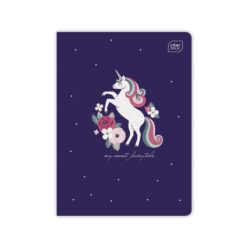 Sešit Glitter A5 16 listů Fairytale