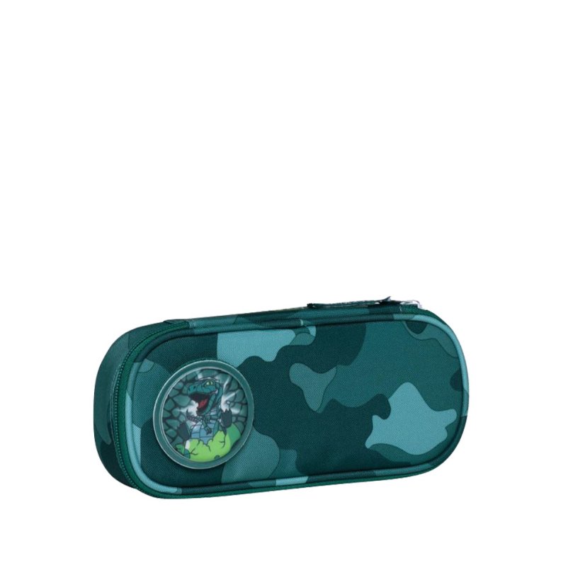 Penál ovál Camo Rex Green BECKMANN