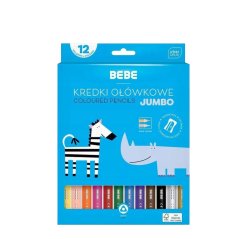 Trojhranné JUMBO pastelky ZOO 12ks