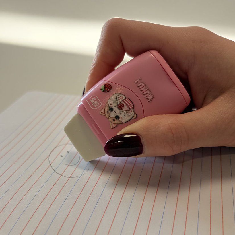 Guma se strouhátkem YUHU Pink