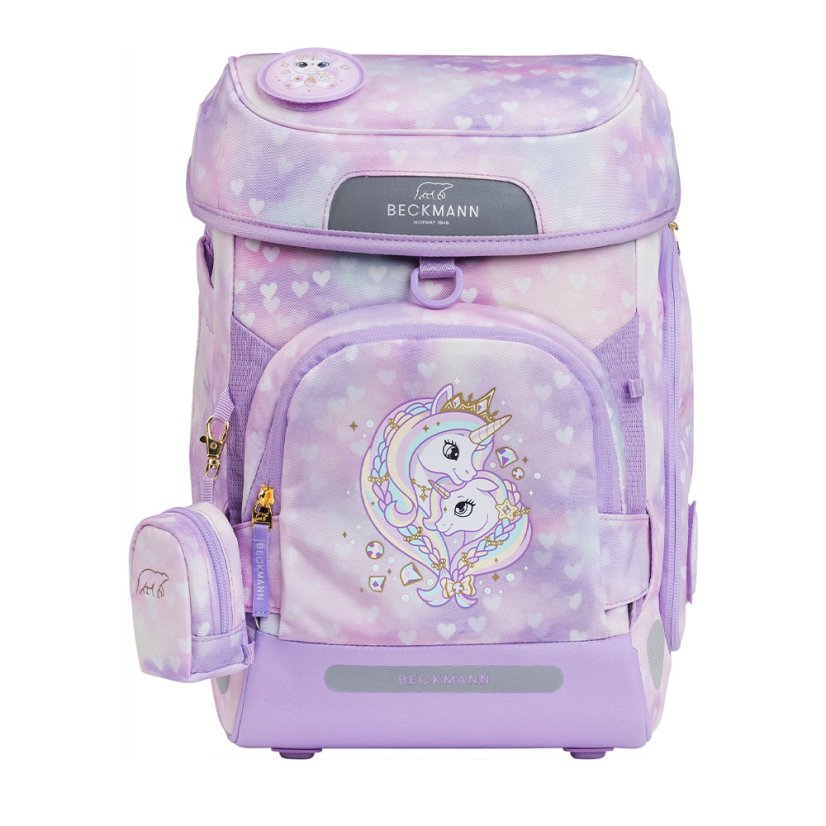 Školská aktovka Premium AIR Unicorn Purple BECKMANN