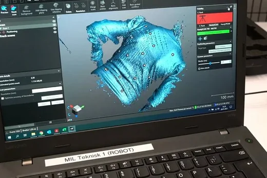 3D model trupu v počítači